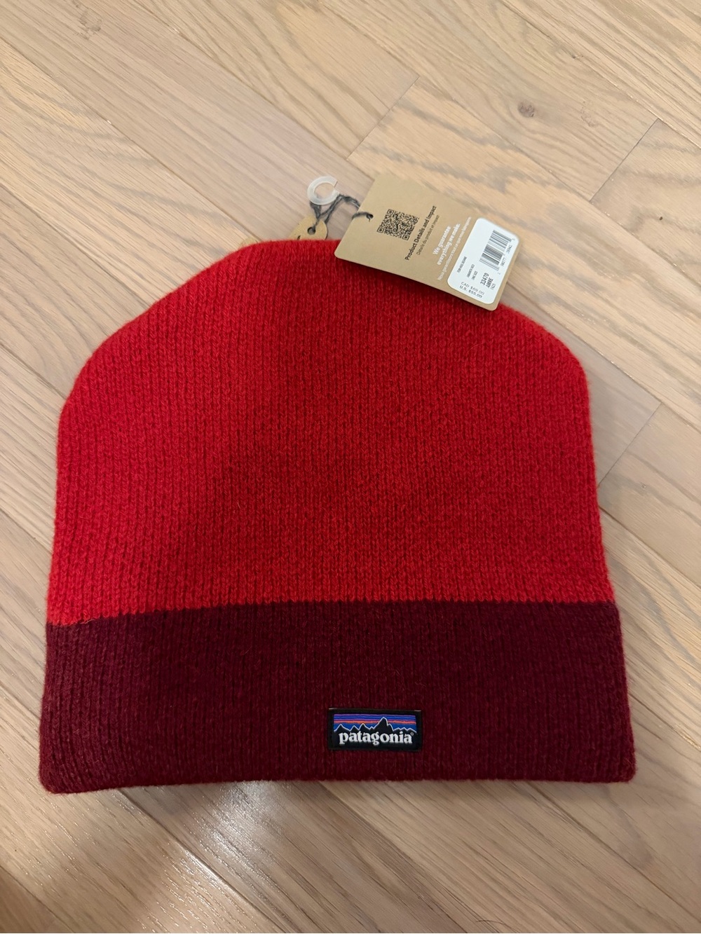 NWT Patagonia Red Beanie